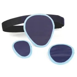 Bescherming van de eierstokken Eierstokbeschermingsset, 3-delig met riem | klein/middelgroot/groot | blauw